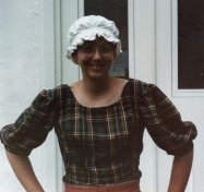 Blog author wearing stylish mob cap, Summer 1984.